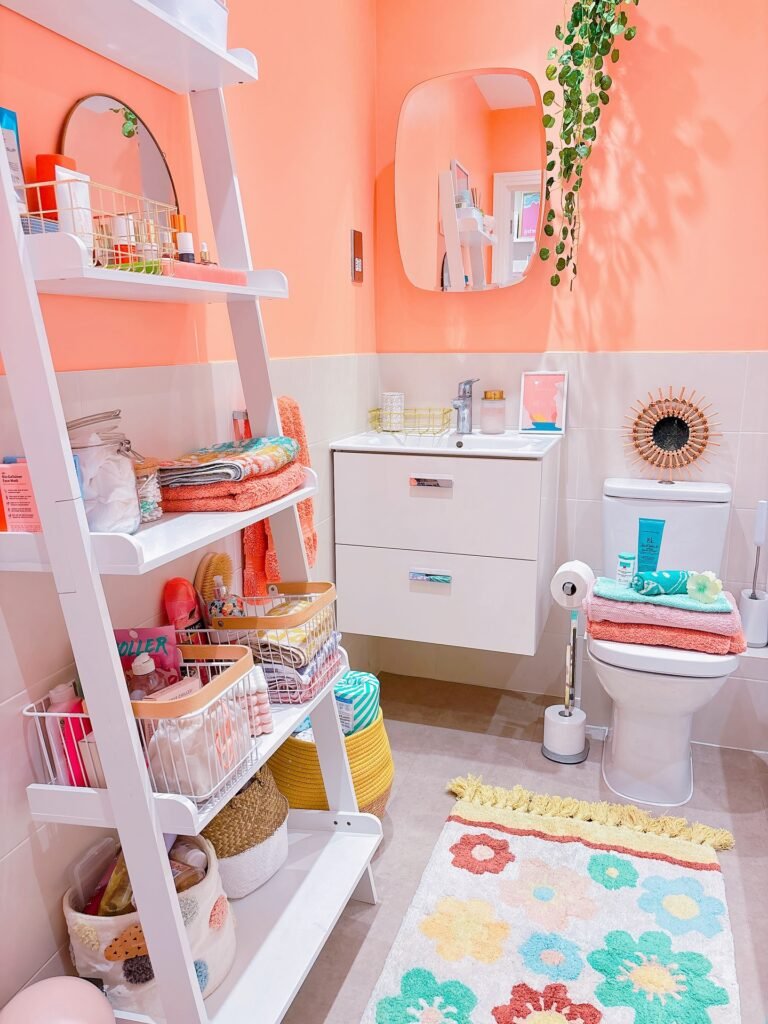 Bright Pastel Storage Setup