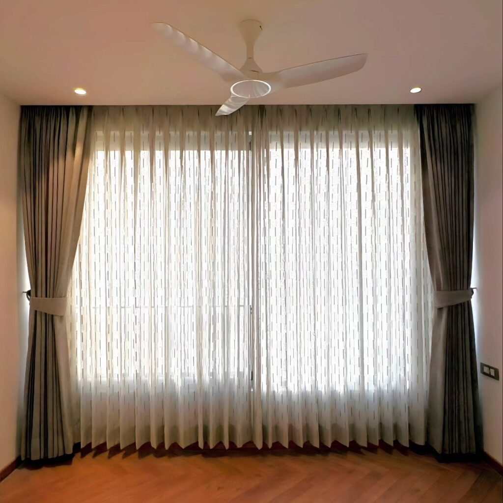 Bright Sheer Window Curtains