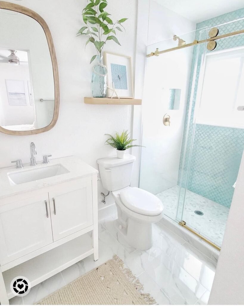 Bright White Coastal Bath