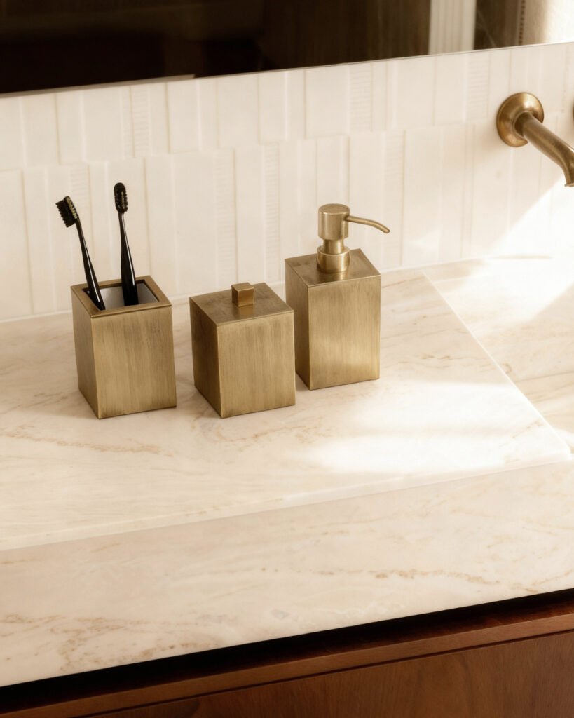 Brushed Brass Set