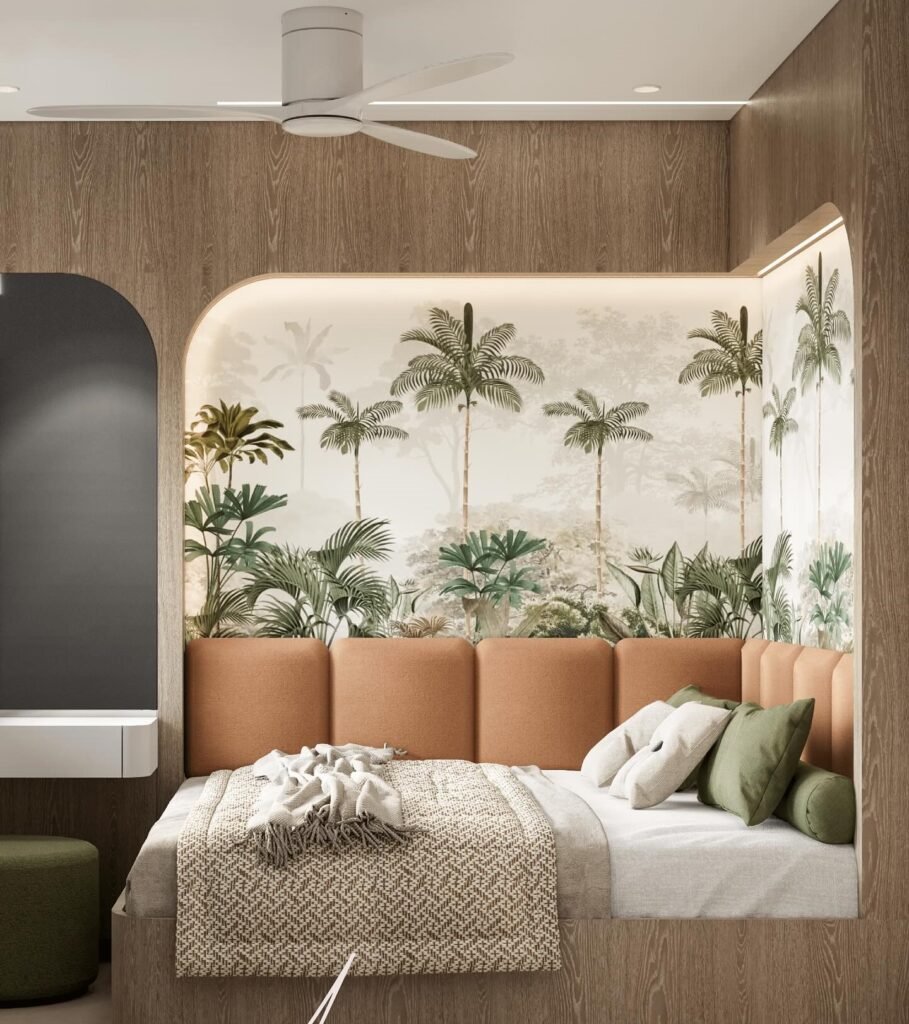 Built In Tropical Bed