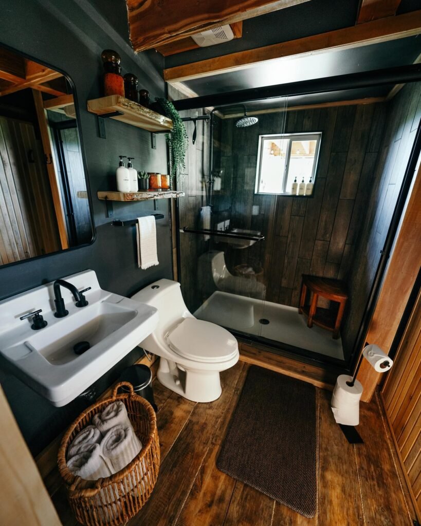 Cabin Style Bathroom