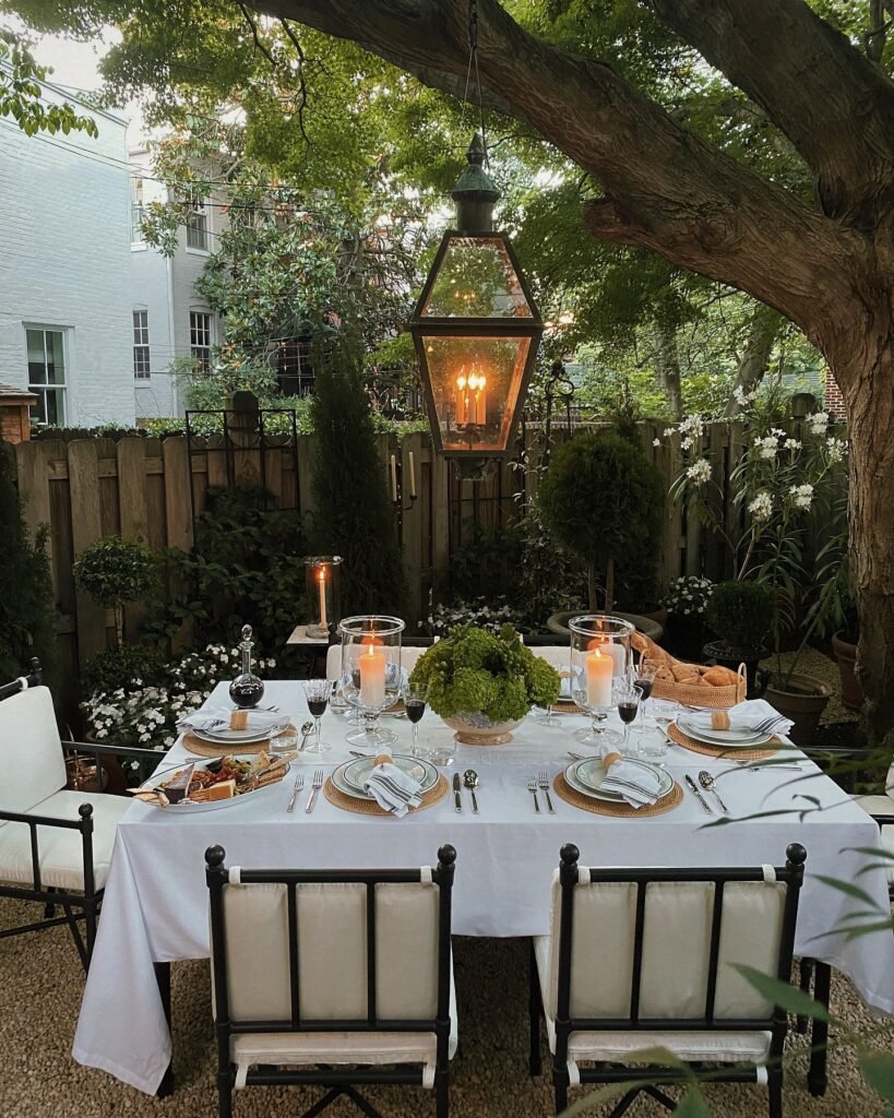 Candlelit Garden Dinner