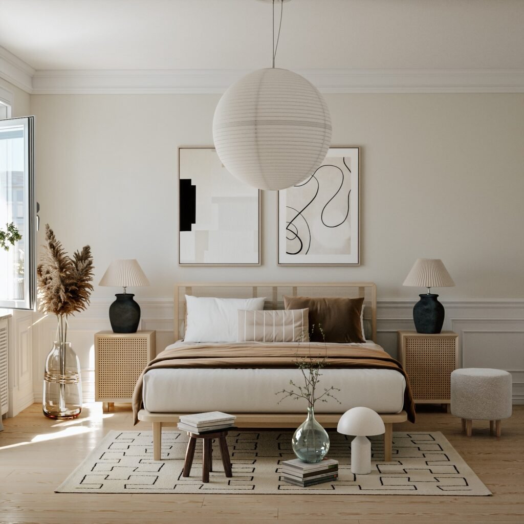 Cane Furniture With Art