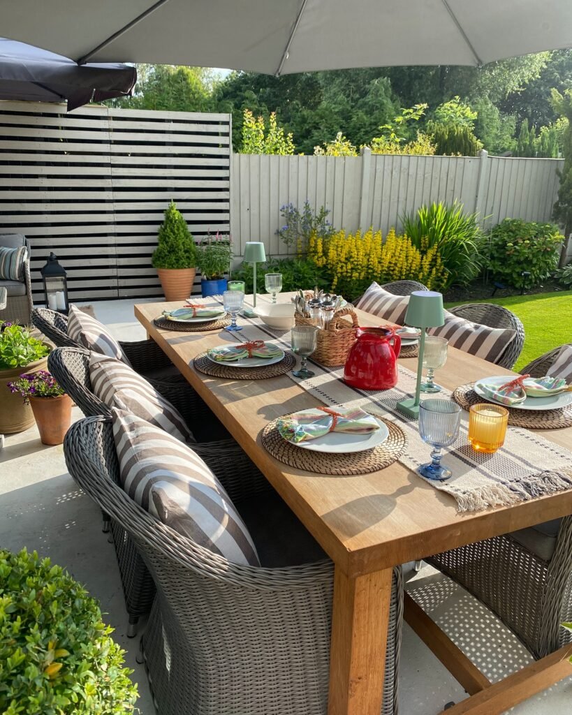 Casual Backyard Table