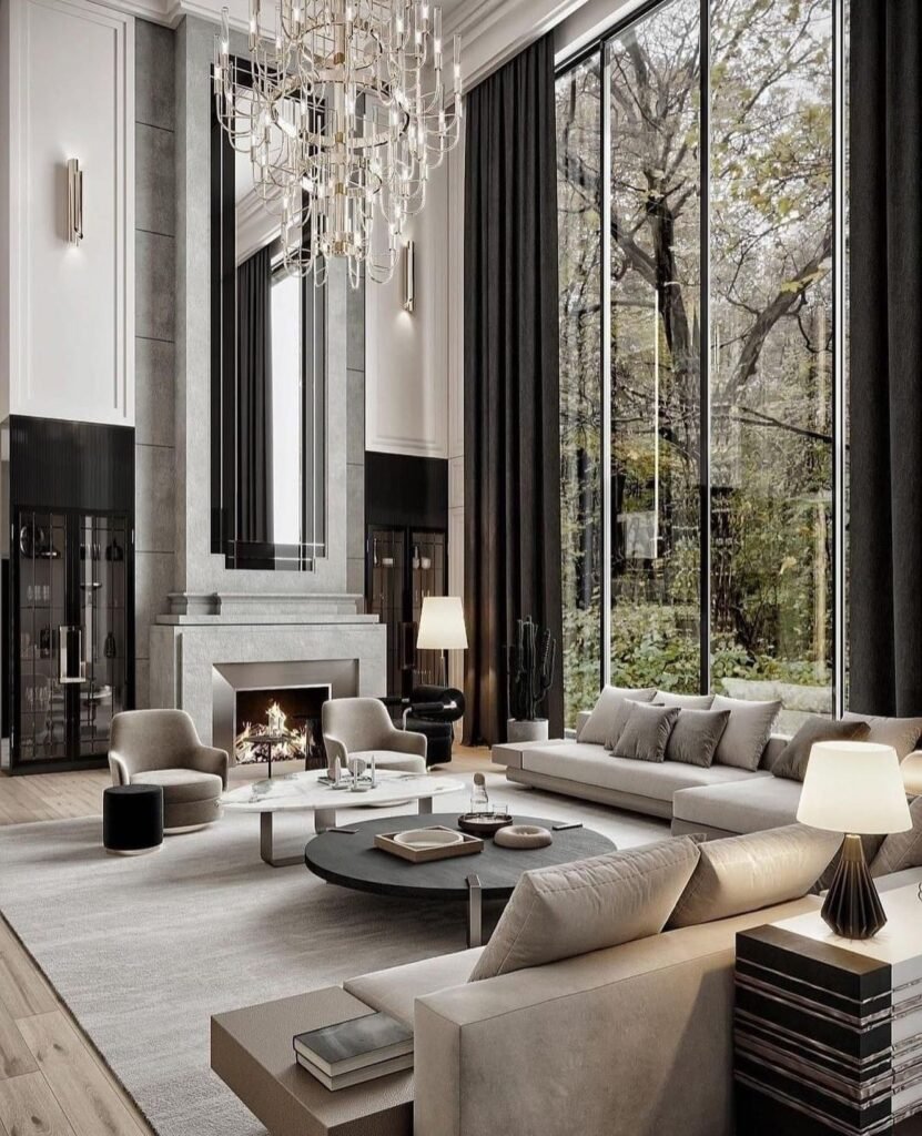 Classic Fireplace Height
