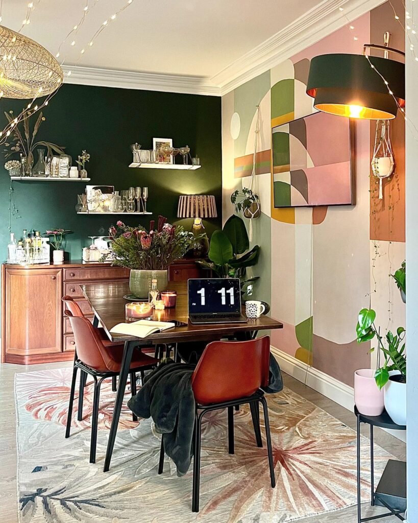 Colorful Creative Workspace