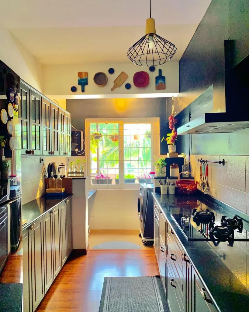 Colorful Gallery Kitchen