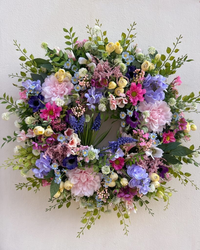 Colorful Garden Wreath