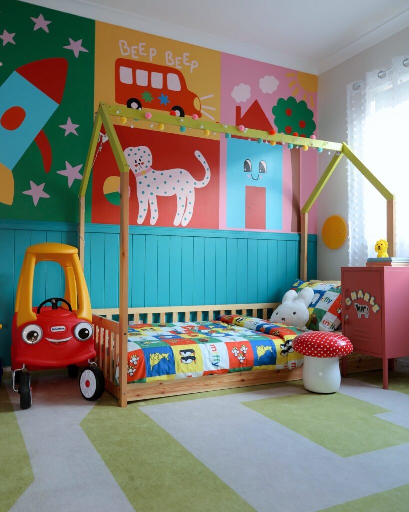 Colorful Playful Bedroom