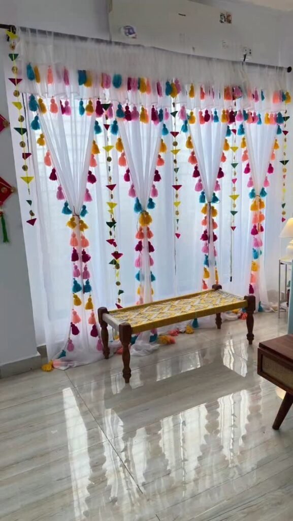 Colorful Tassel Curtains
