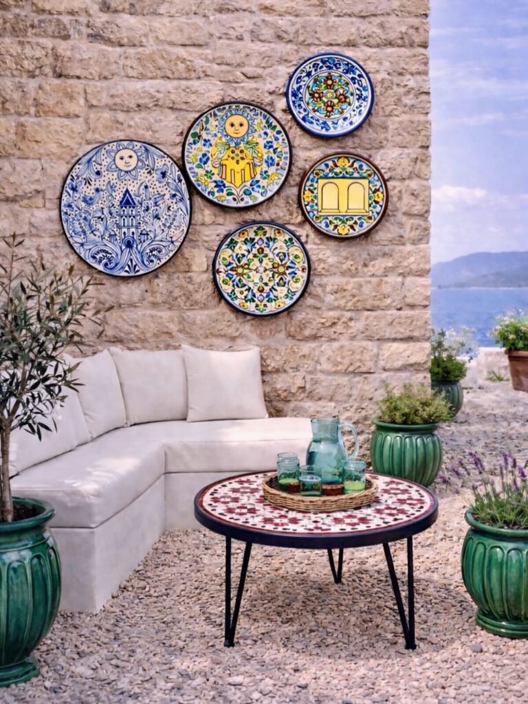 Colorful Tile Coffee Table