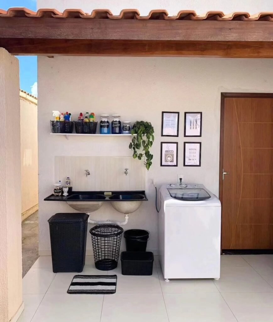 Covered Outdoor Wash Station