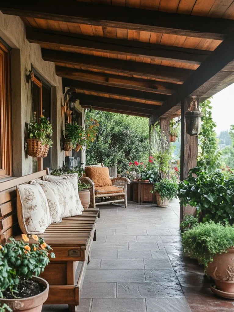 Covered Porch Benches