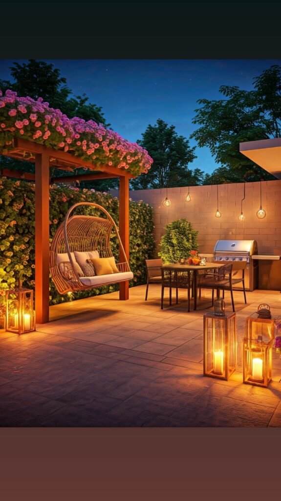 Cozy Patio Lantern Corners