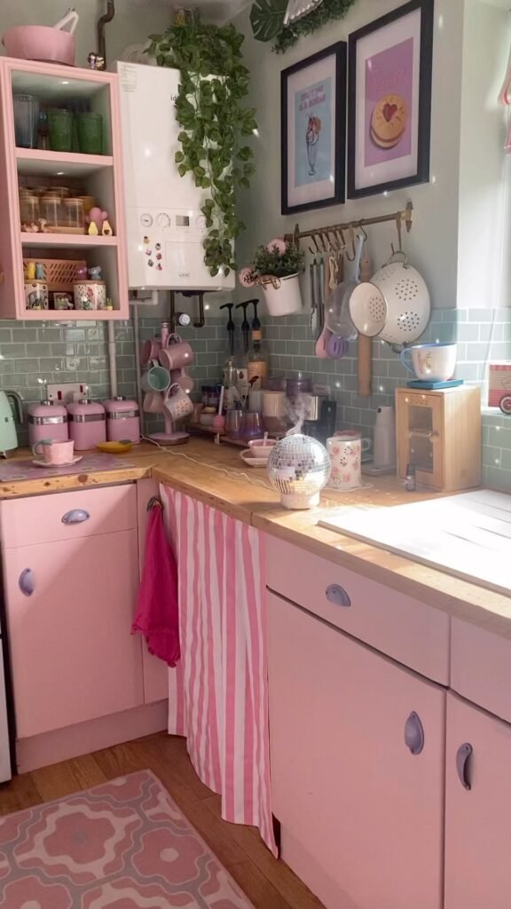 Cozy Pink Utility Corner