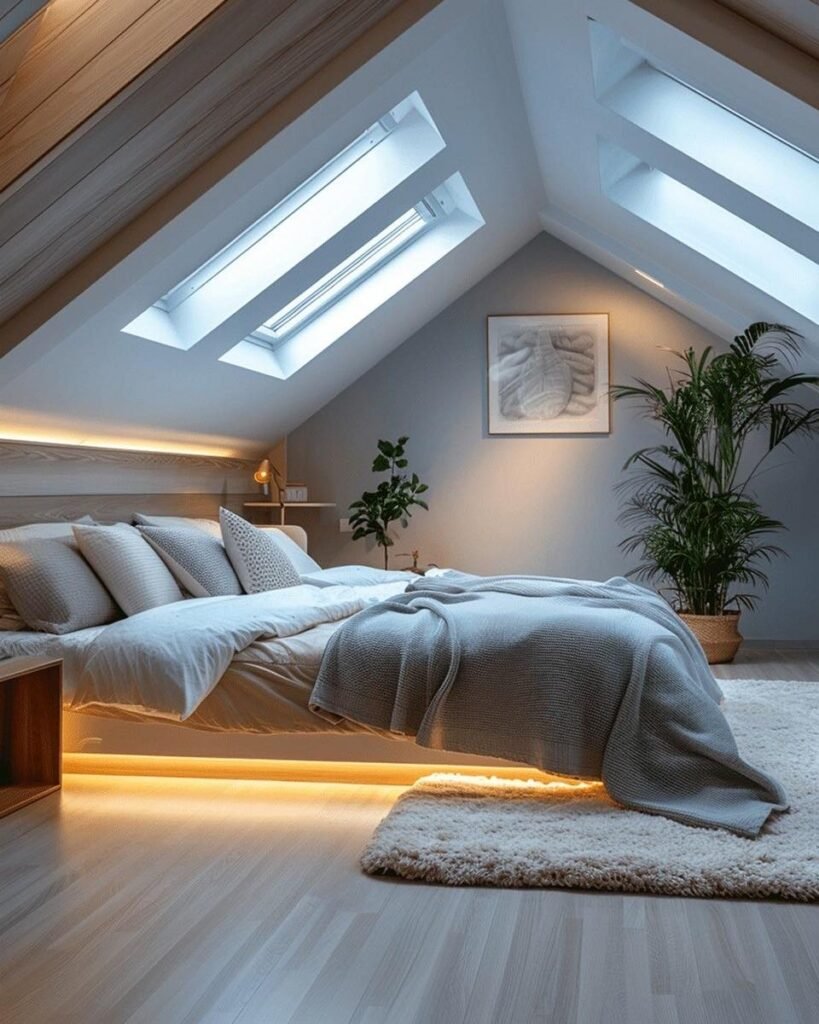  Cozy Skylight Bedroom