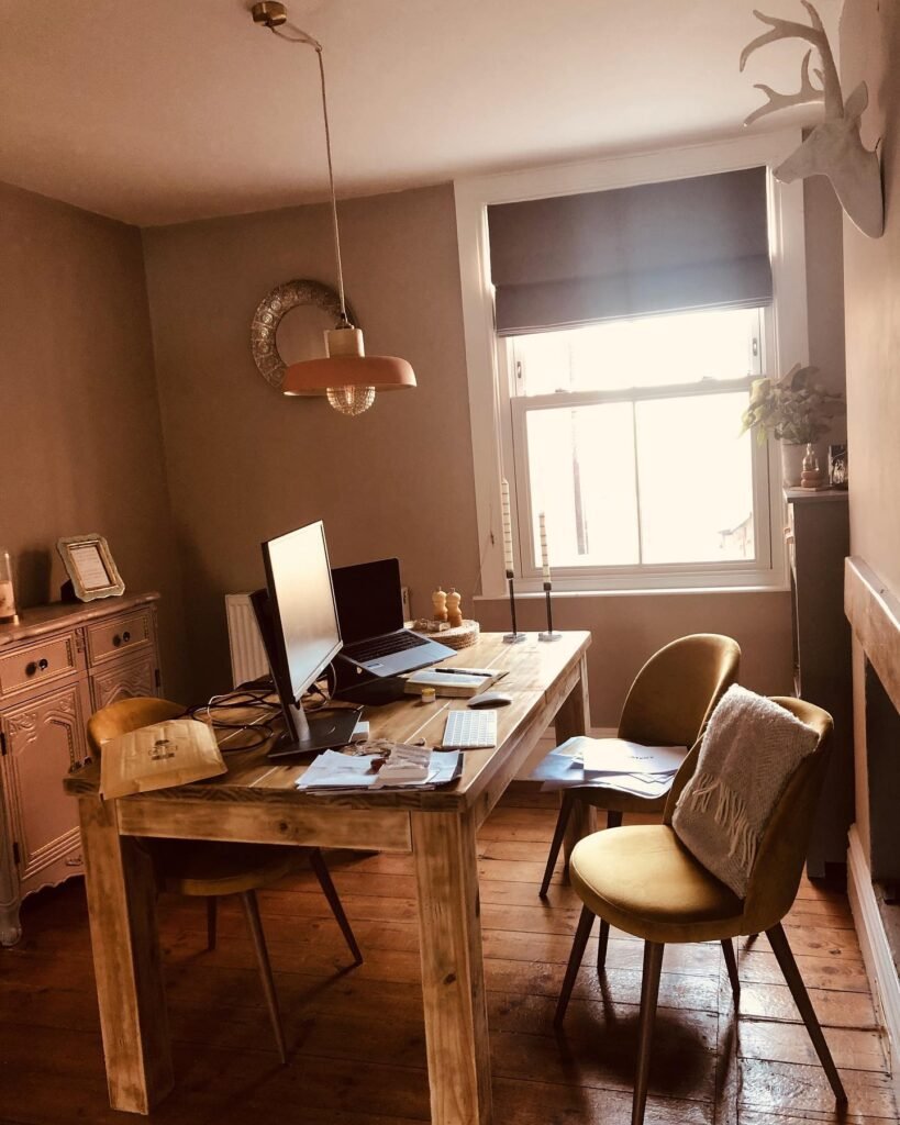 Cozy Wood Office