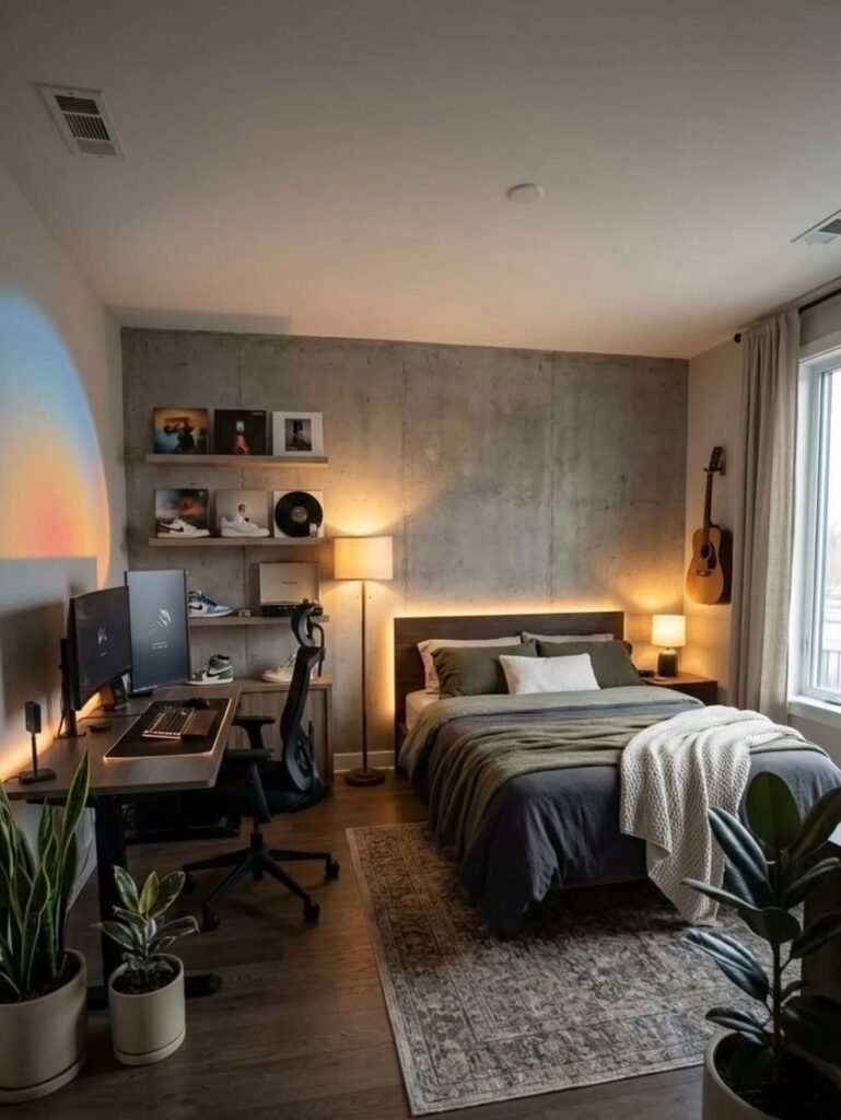 Create a Work and Sleep Zone