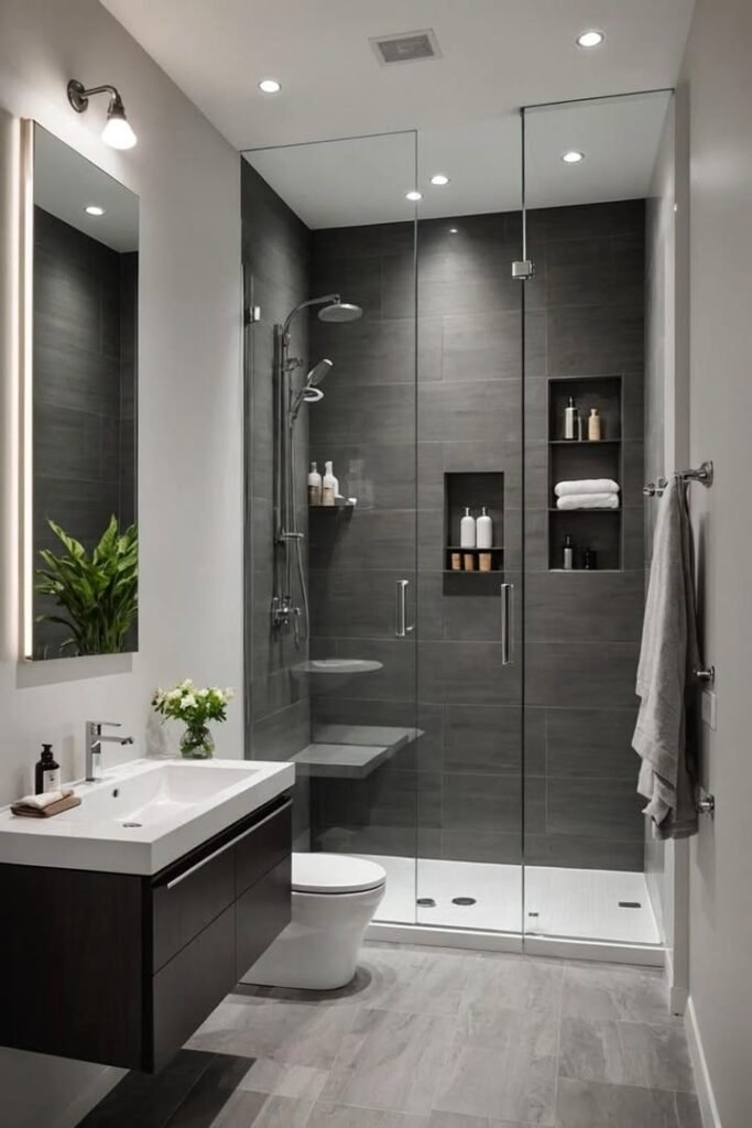 Dark Tile Contrast Look