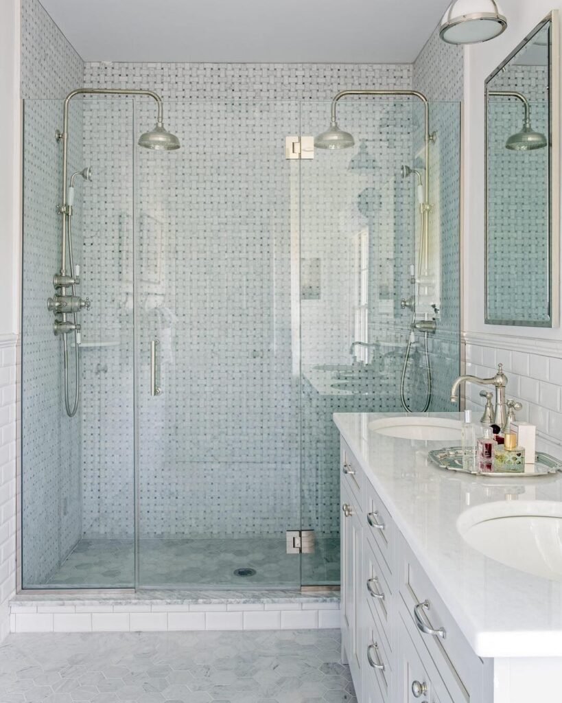 Double Shower Setup
