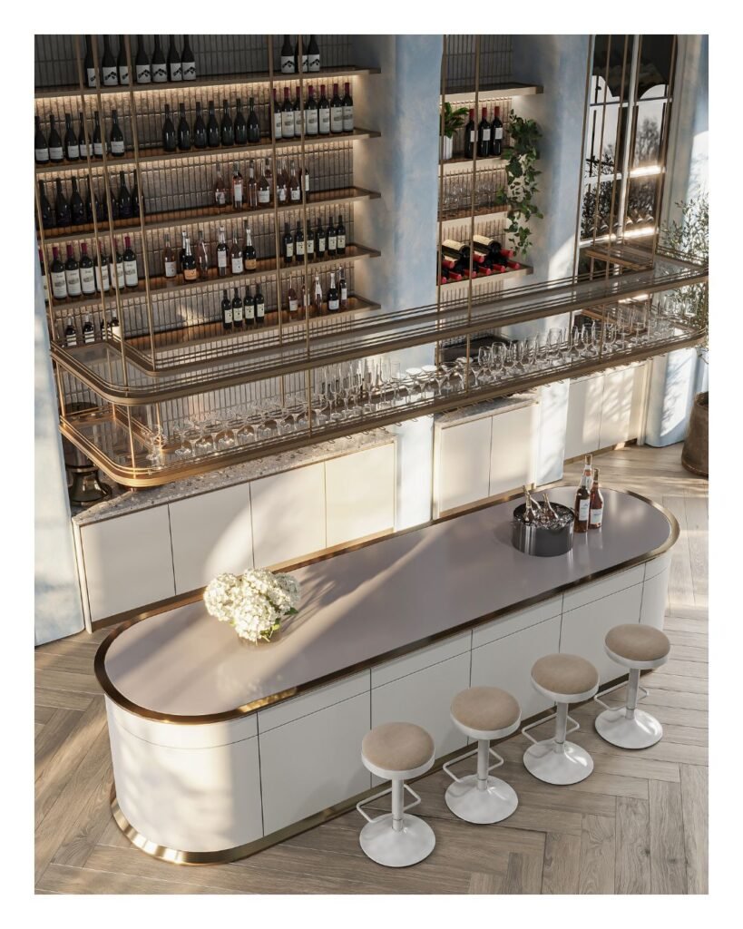 Elegant White Bar