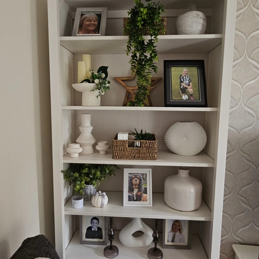 Family Photo Shelving