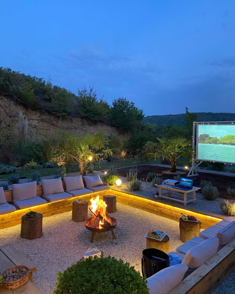 Fire Pit Viewing Area