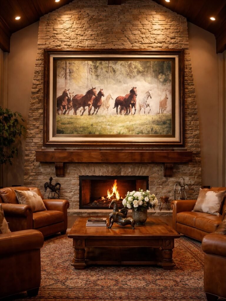 Fireplace Art Focus