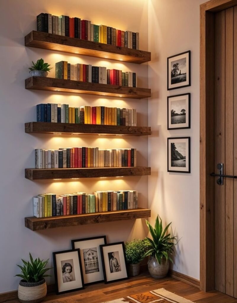Floating Book Shelves
