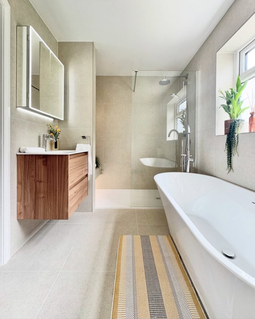 Floating Wood Vanity