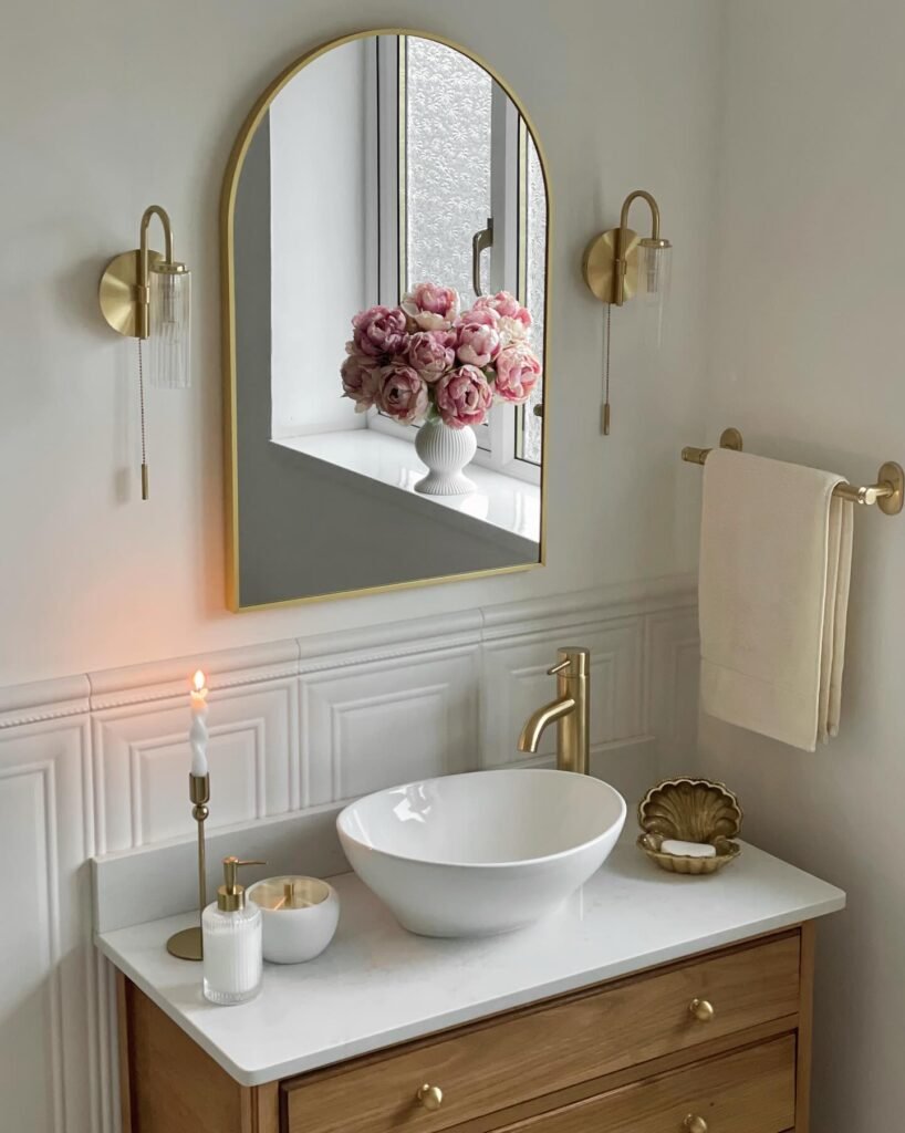 Gold Arch Mirror