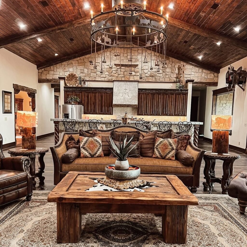  Grand Rustic Living Room