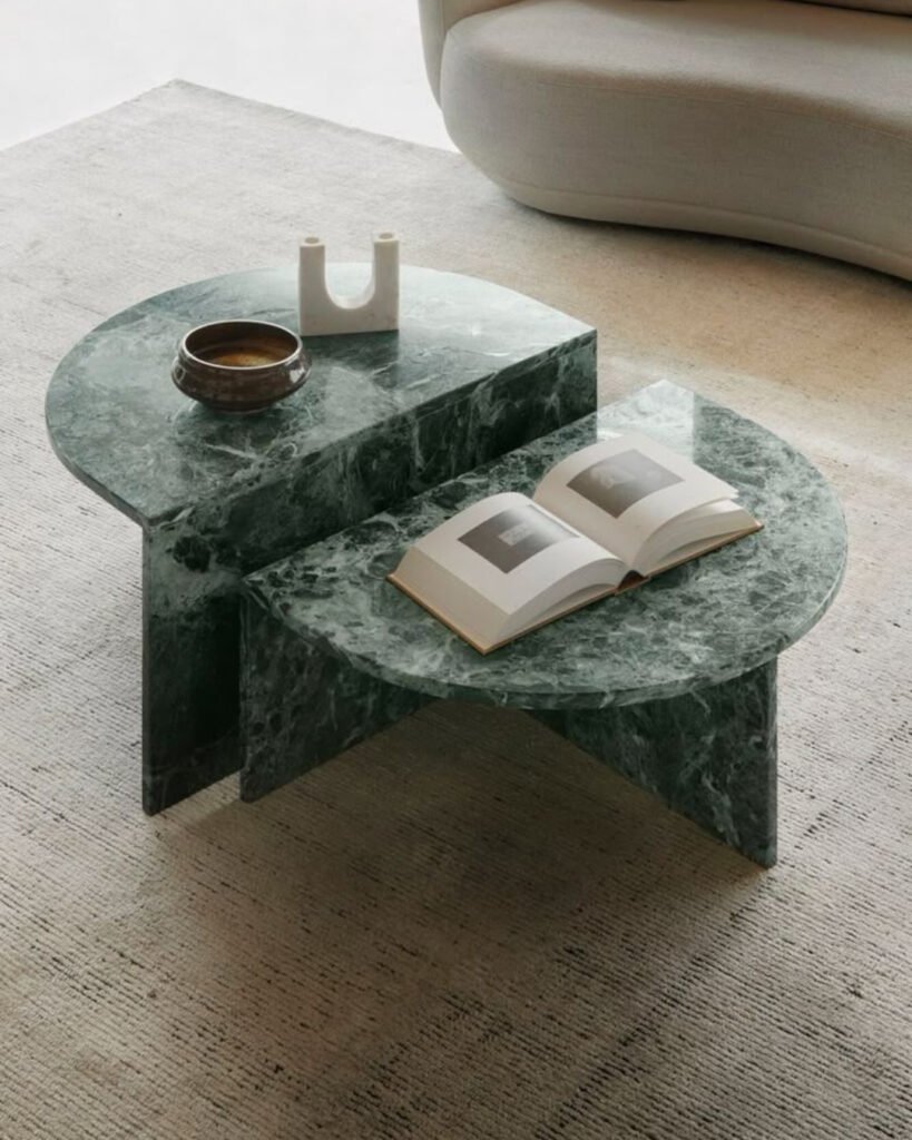 Green Marble Coffee Tables