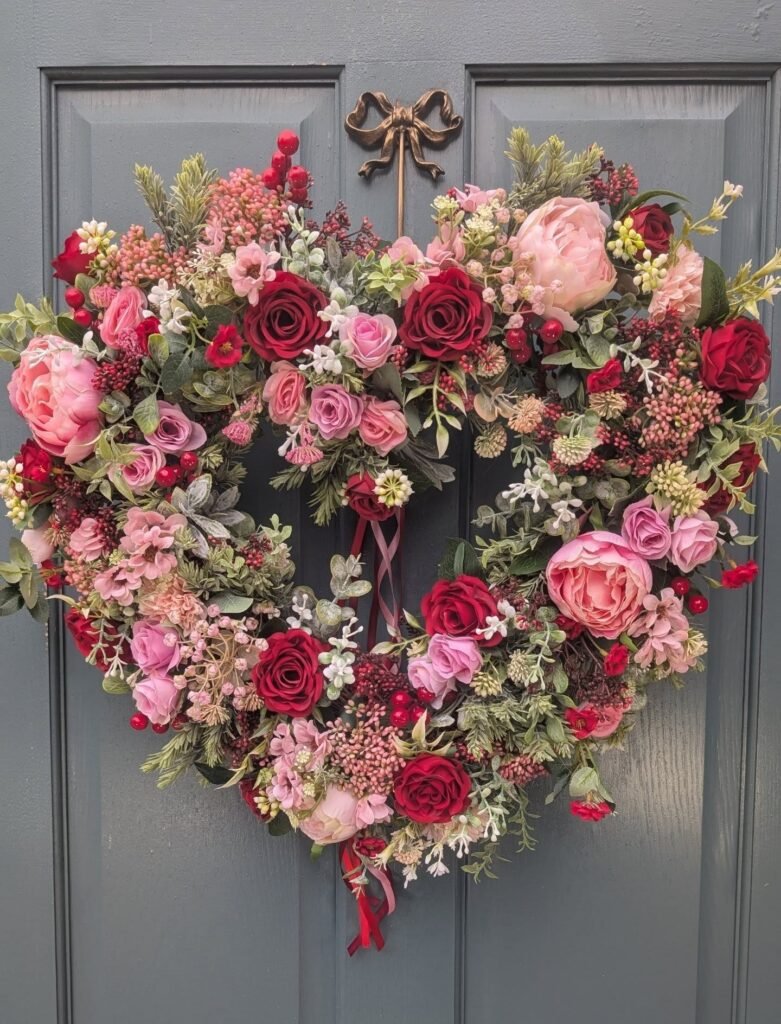 Heart Shaped Rose Wreath