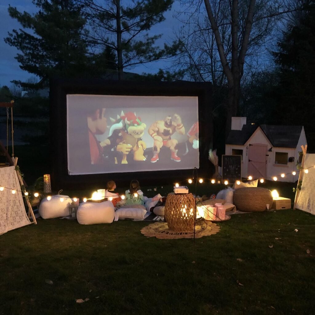 Kid-Friendly Movie Yard