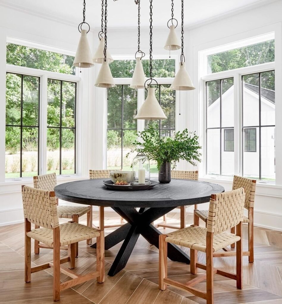Large Round Dining Nook