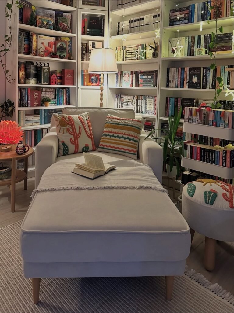 Layered Book Lover Nook