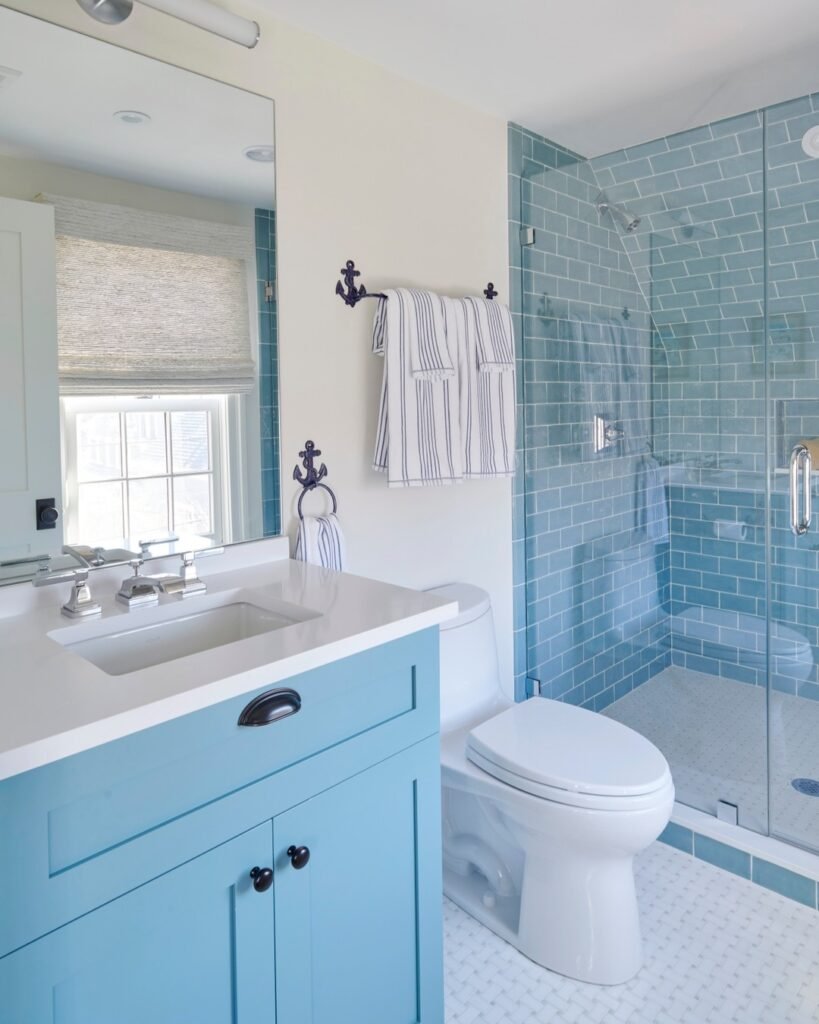 Light Blue Vanity Design