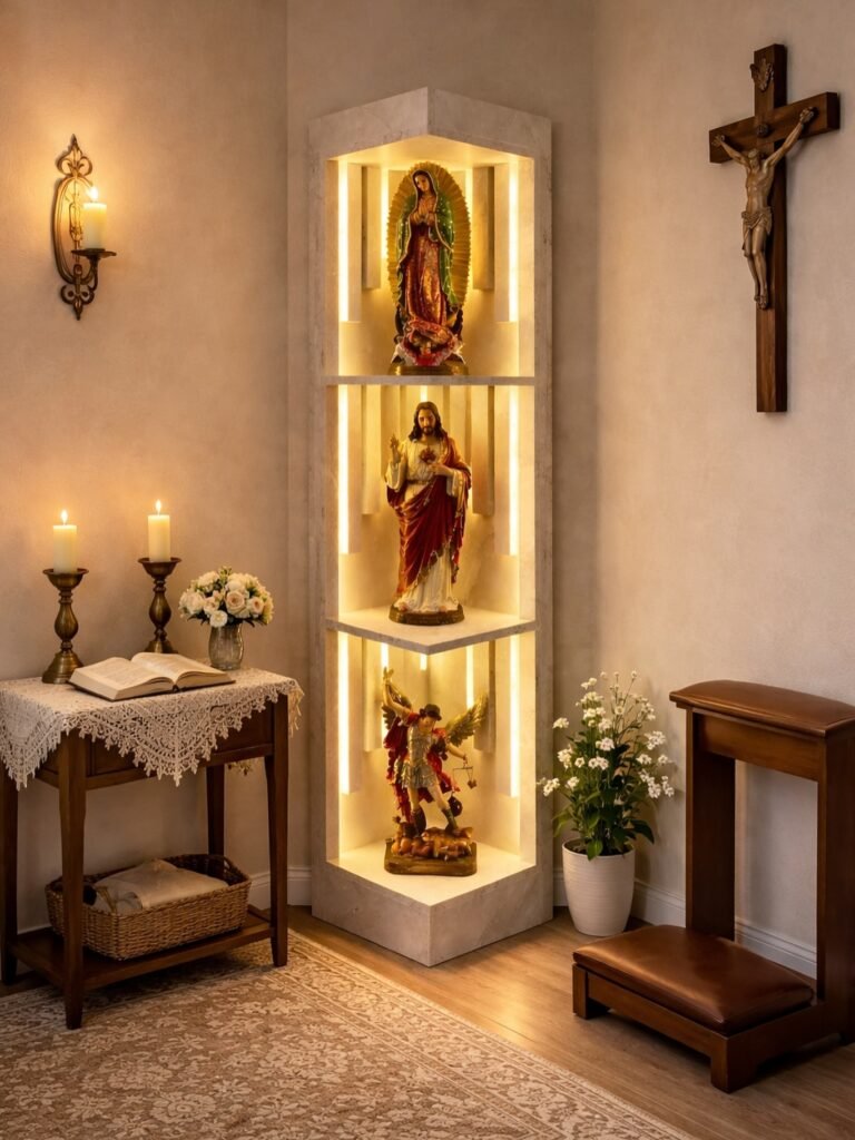 Lit Devotional Display