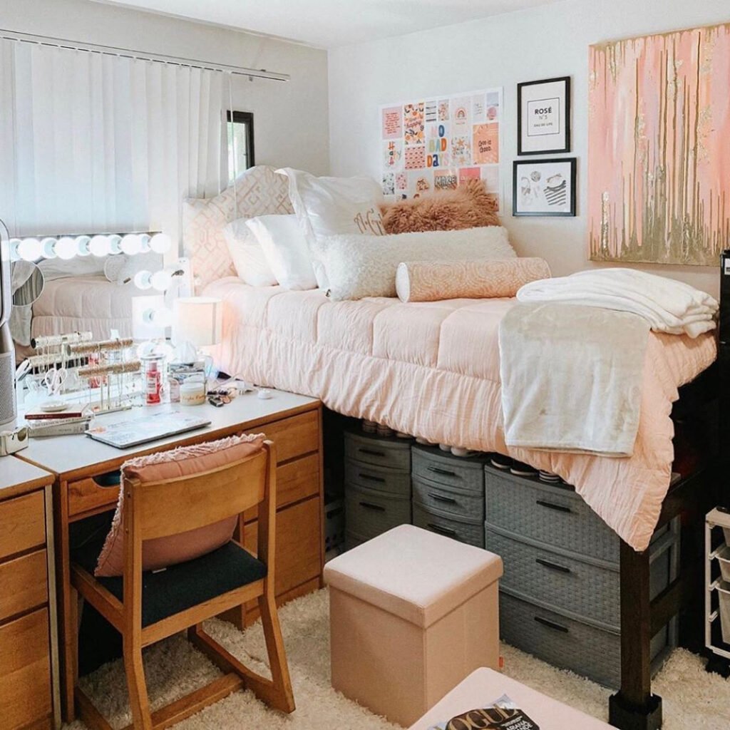Lofted Bed Vanity