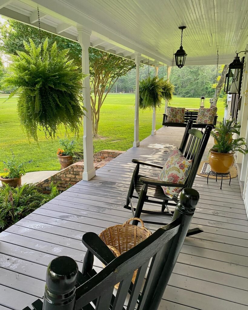 Long Rocking Chair Porch