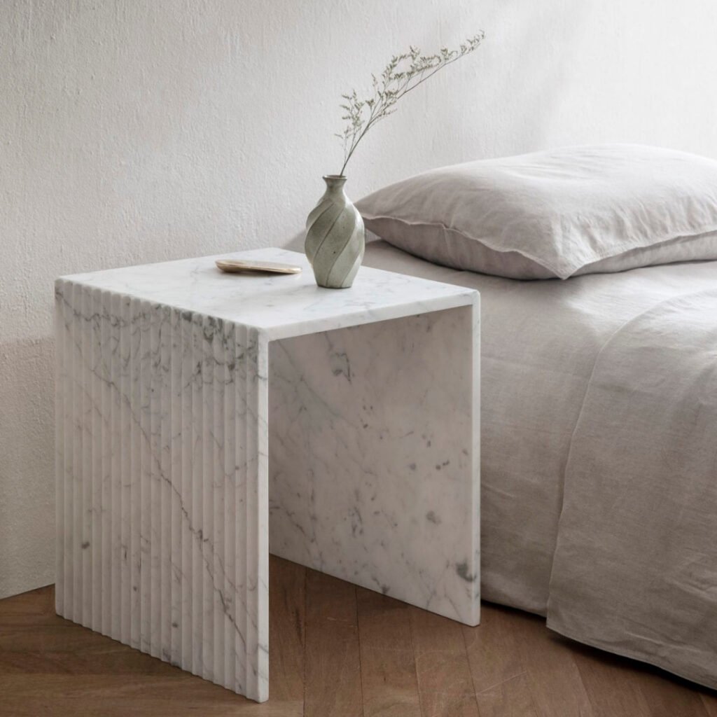 Marble Bedside Table