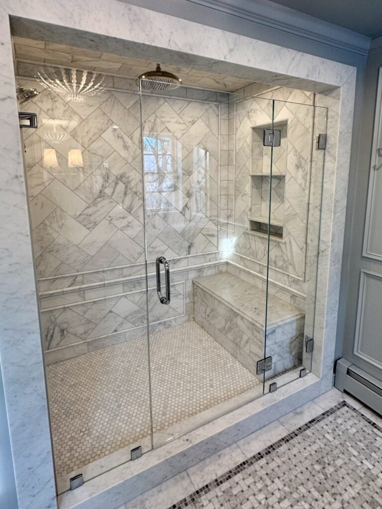 Marble Shower Bench