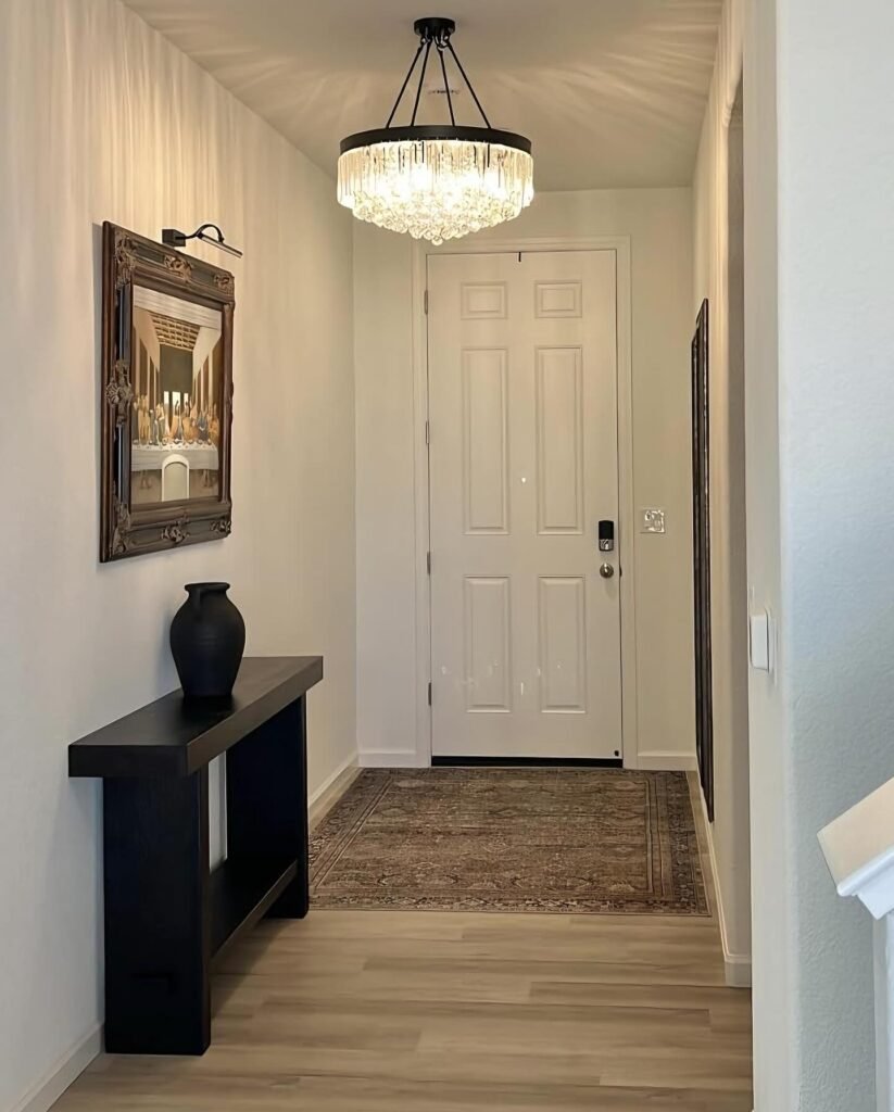 Minimal Black Hallway