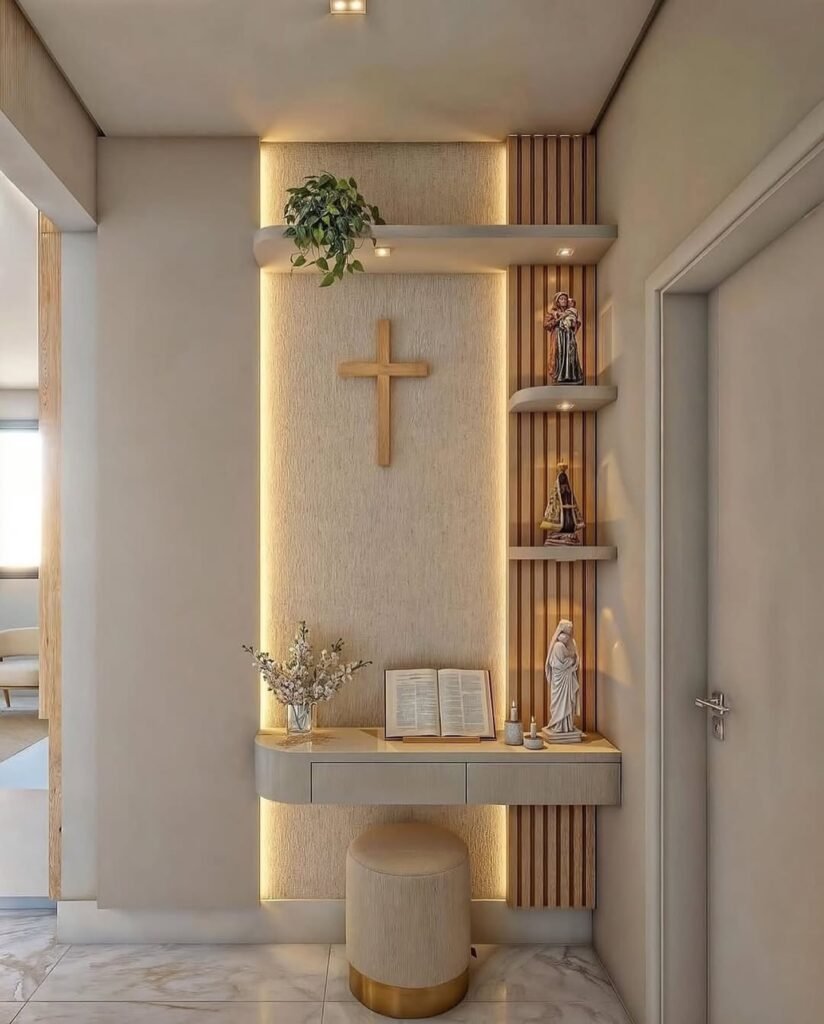 Minimal Devotional Nook