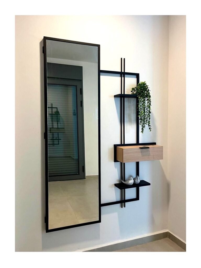 Mirror With Wall Storage