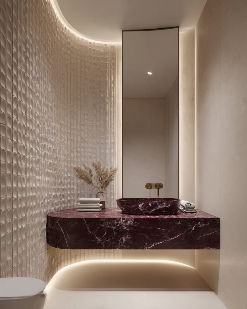 Modern Artistic Shower Space