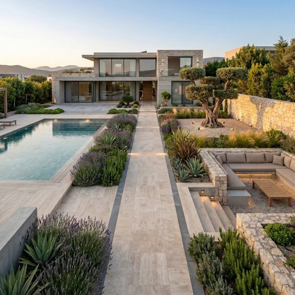 Modern Resort Landscaping