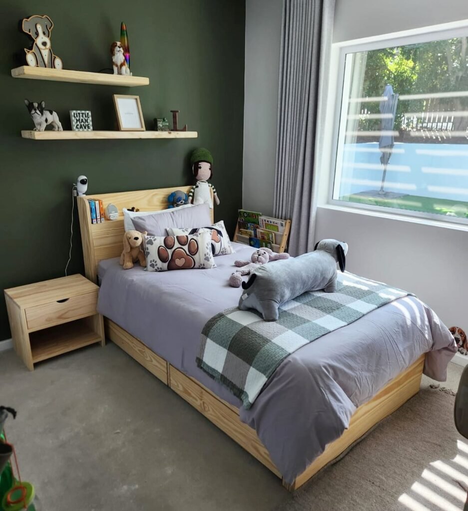 Modern Woodland Bedroom